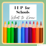 rainbow pencils with text about ieps