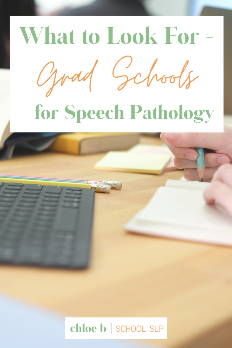 good speech pathology schools