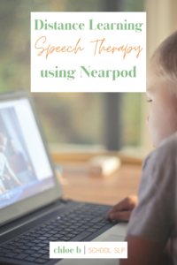 distance learning speech therapy materials 